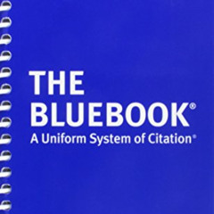 [DOWNLOAD] EBOOK 💙 The Bluebook: A Uniform System of Citation by  Columbia Law Revie