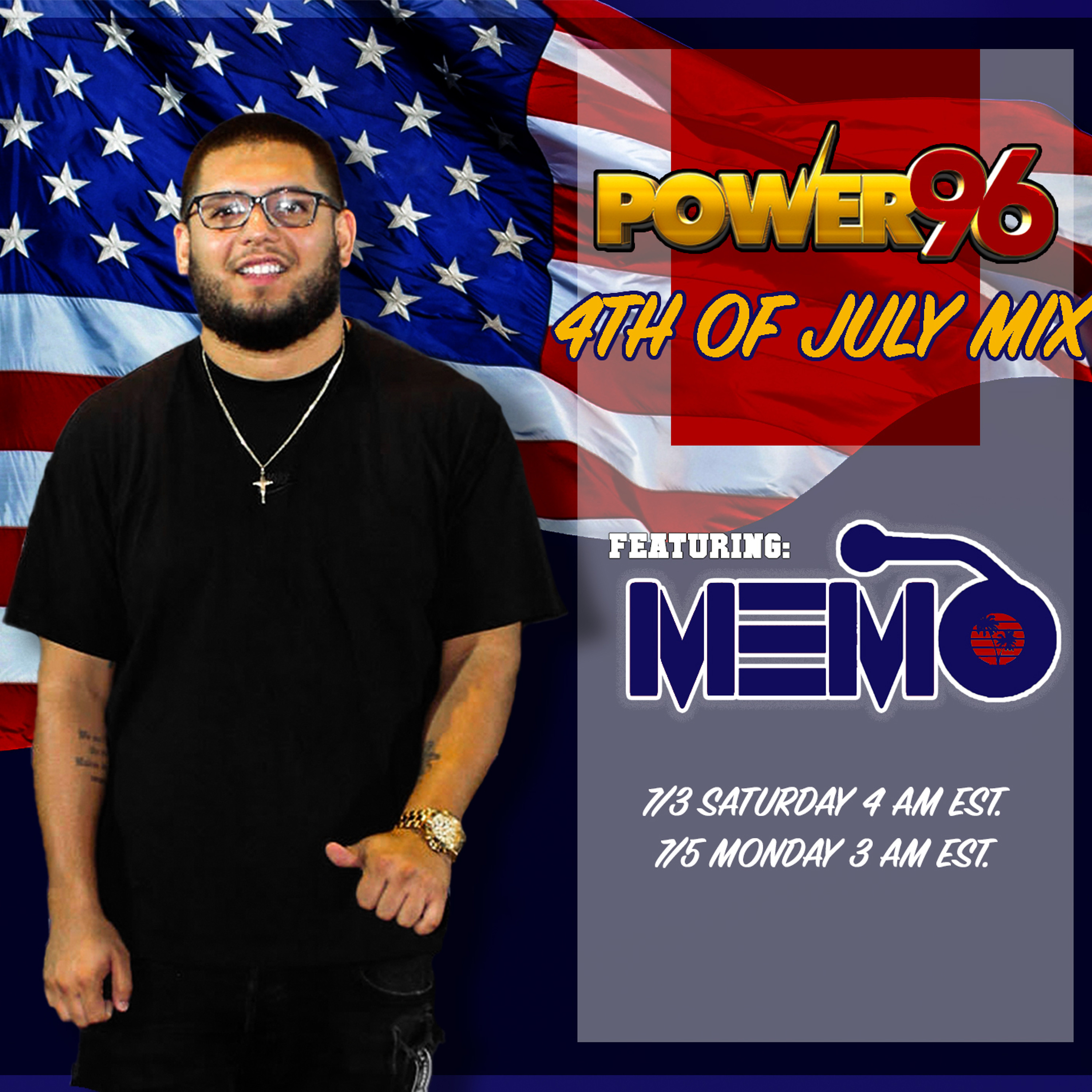 DJ MeMo Live on Power 96 (4th Of July 2021 Mix Weekend) episode artwork