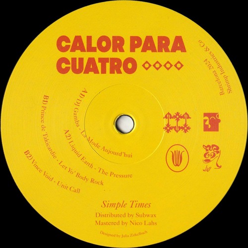 Various Artists (DJ Gamba, Liquid Earth...) - Calor Para Cuatro (STS001)