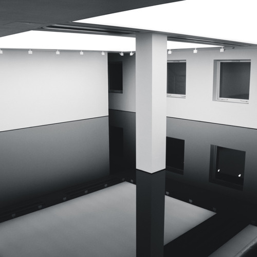 (빛 등을) 비추다