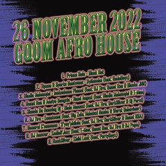 GQOM Drums & Tech Mix 26 November 2022 -DjMobe