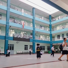 Trường học_tan học, trường cấp 2 THCS, far-feild