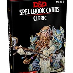 Get KINDLE 📝 Spellbook Cards: Cleric (Dungeons & Dragons) by  Wizards RPG Team [EBOO