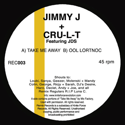 Take Me Away (Original Mix Remastered)