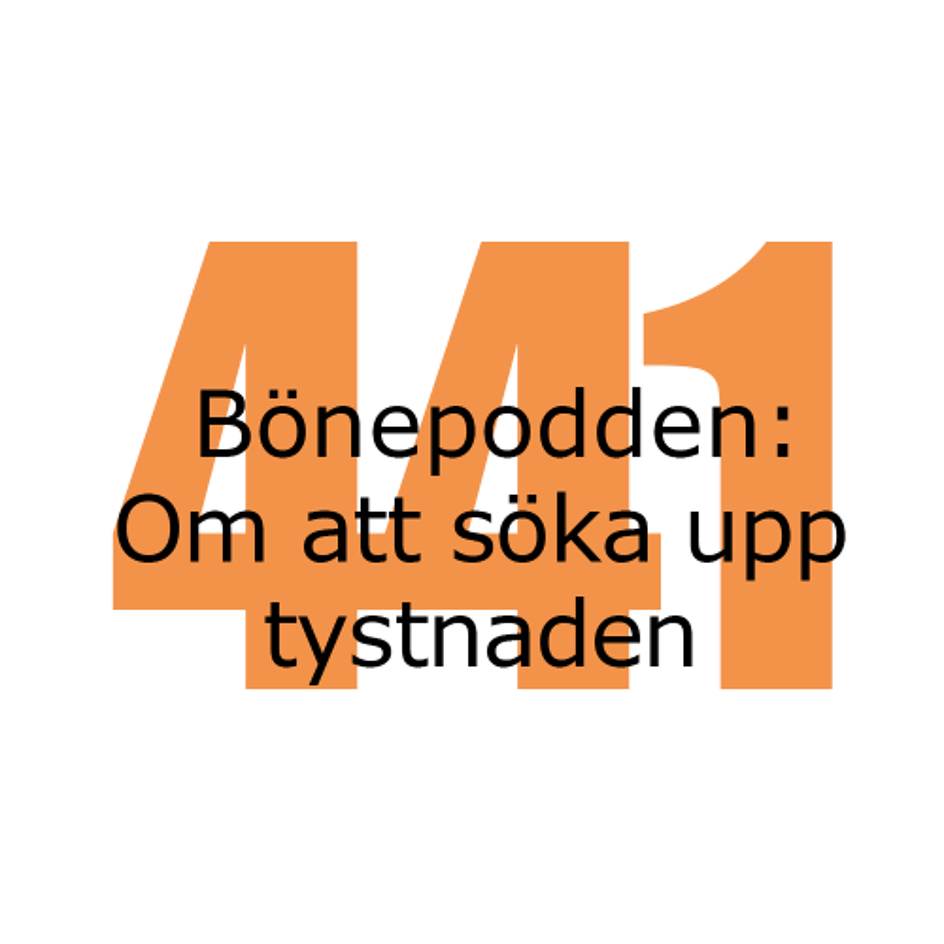 Bönepodden avsnitt 441 - Om att söka tystnaden