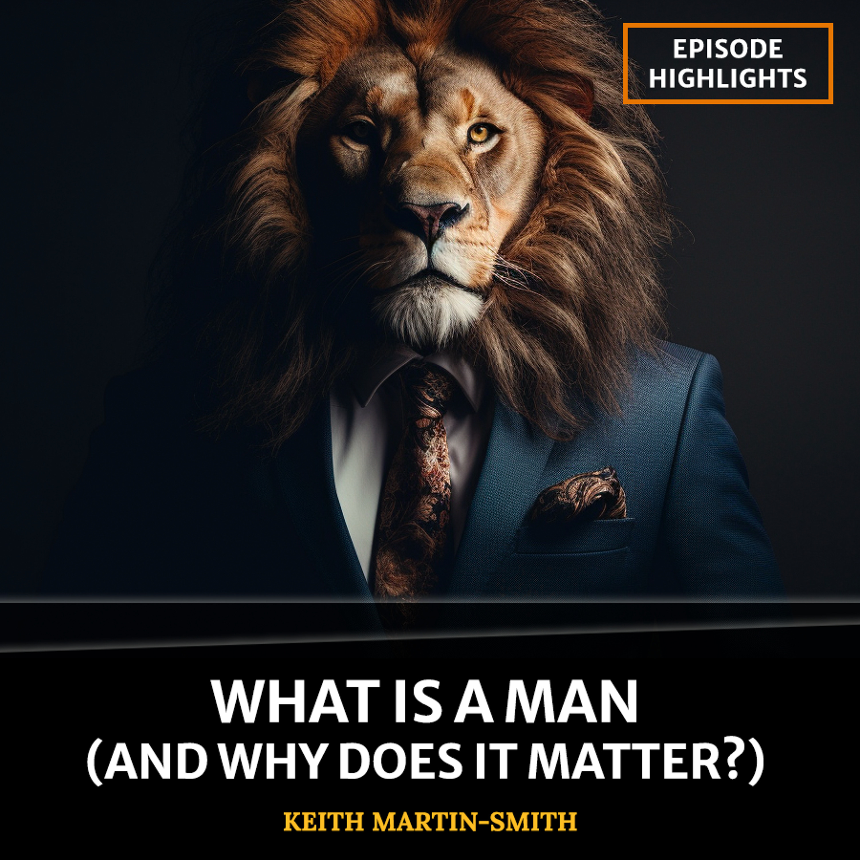 cover of episode What Is a Man (And Why Does It Matter?) [HIGHLIGHTS]