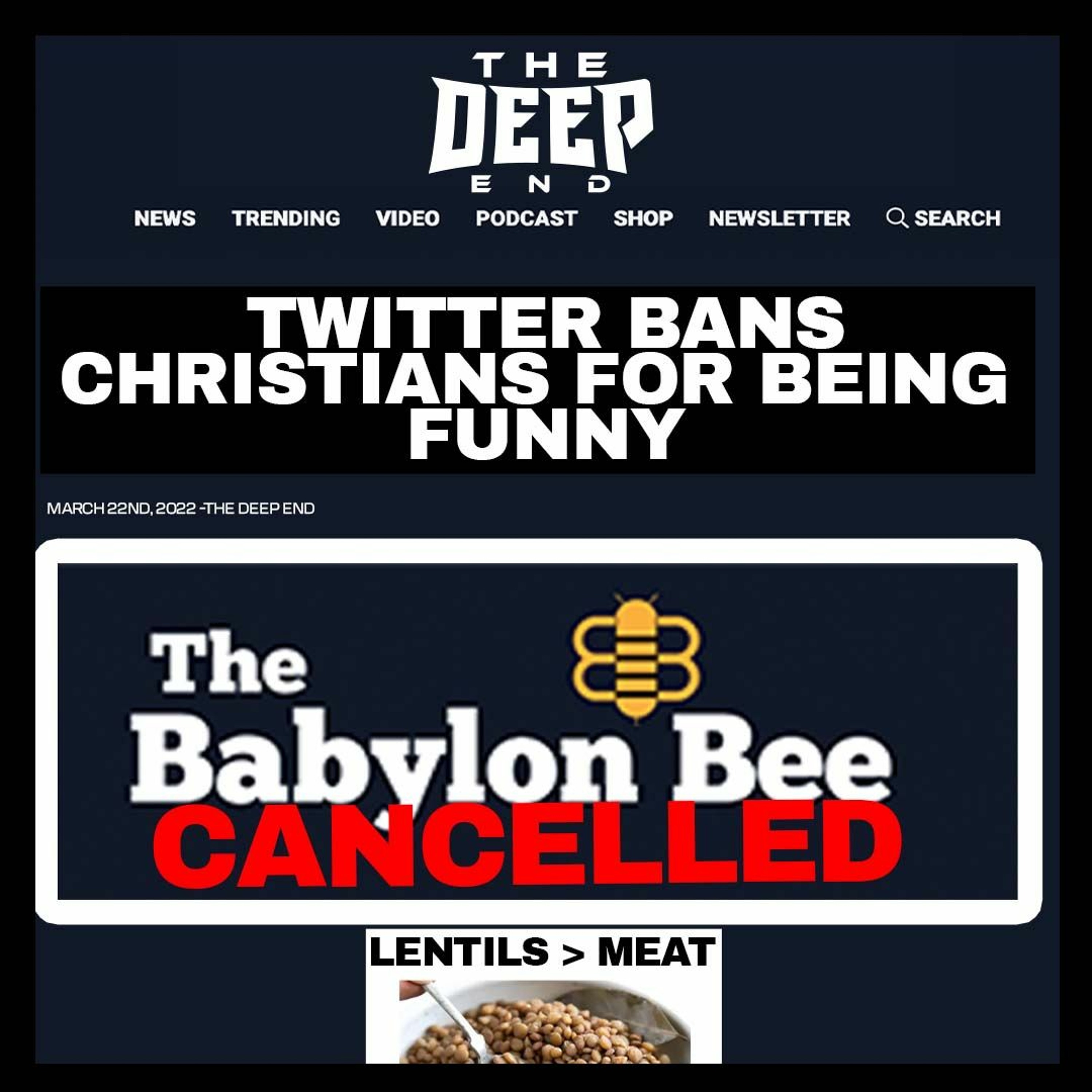 The Deep End S5E21 | Christian Comedy Jokes Cancelled, Elite’s Tips On How To Pay For Gas