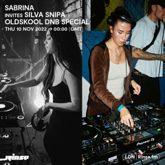 Sabrina invites SILVA SNIPA - OLDSKOOL DNB SPECIAL -  10 November 2022