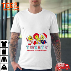 Tweety Obsessive Tweety Disorder Merry Christmas T-Shirt