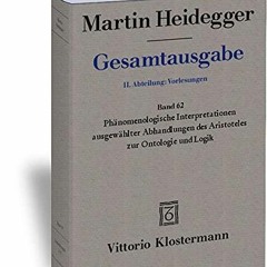 ❤PDF⚡ READ⚡ Martin Heidegger, Gesamtausgabe. II. Abteilung: Vorlesungen 1919-194