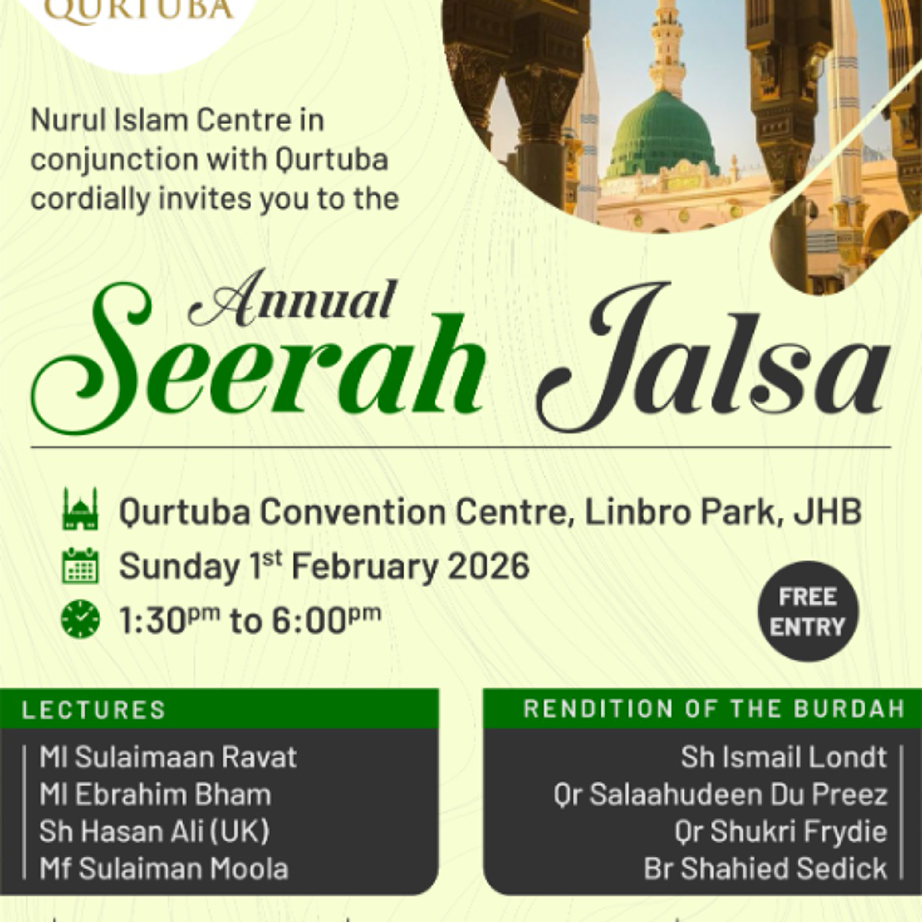 Roundup of Questions to ask speakers