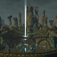 [Original] Rainclouds on Temple Stones