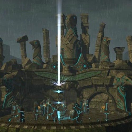 [Original] Rainclouds on Temple Stones