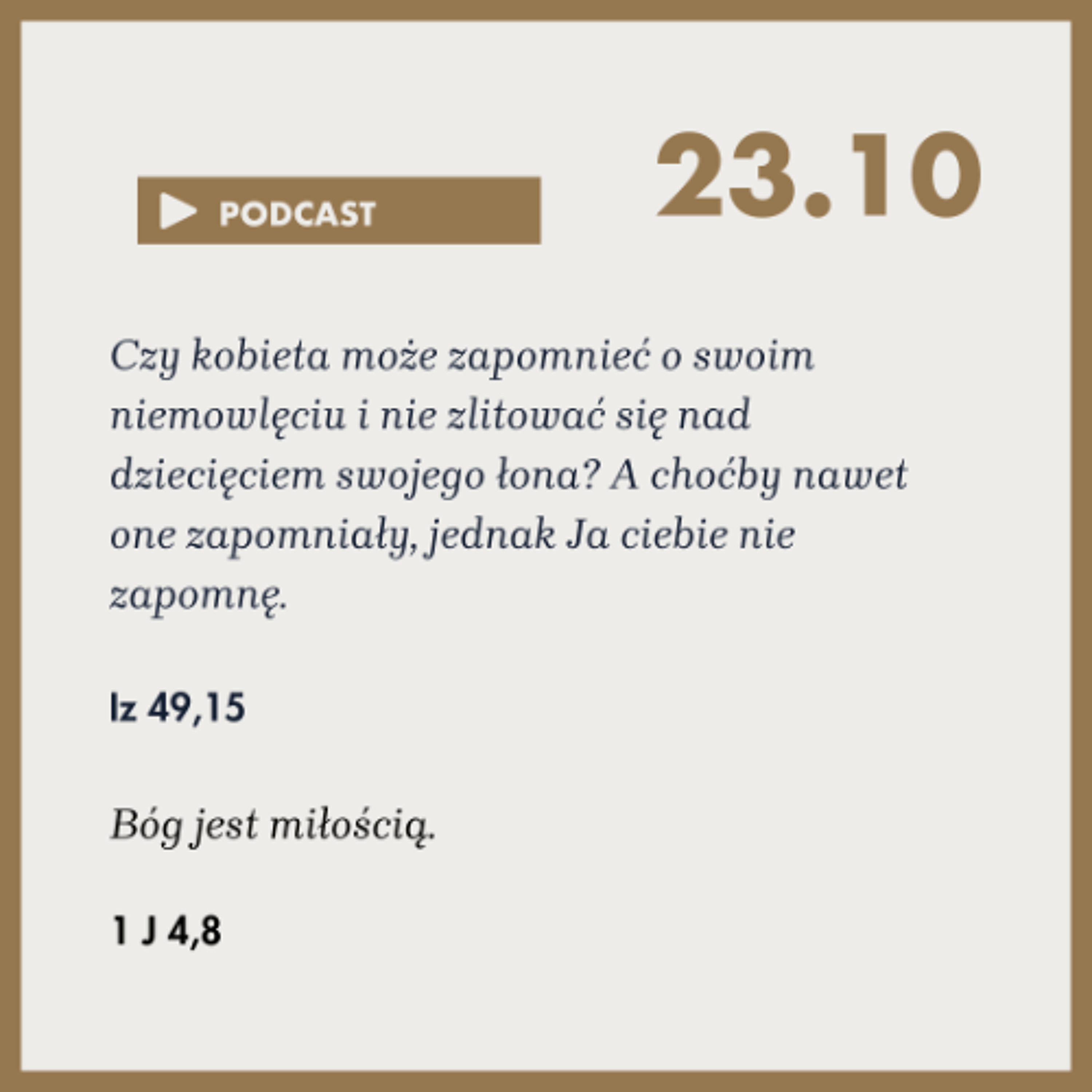 Poranek ze Słowem na 23 października 2025 episode artwork
