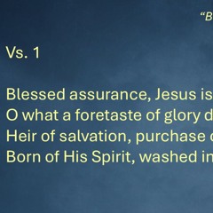 Blessed Assurance