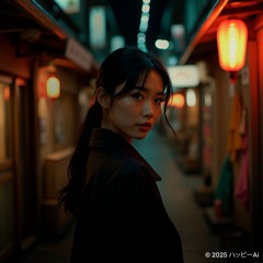 「ネオンの書道」Neon Calligraphy