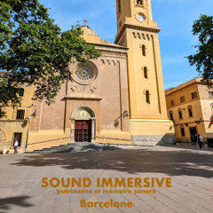 Ambiance plaça de la concordia Barcelone