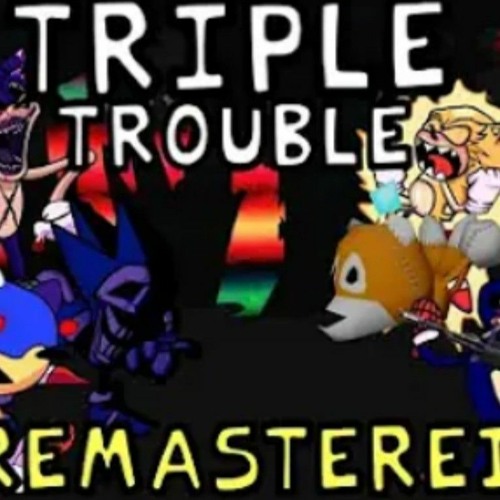 Ultimate Showdown - Triple Trouble but it 1.5 Characters vs 2.0 Characters - Remastered Cover