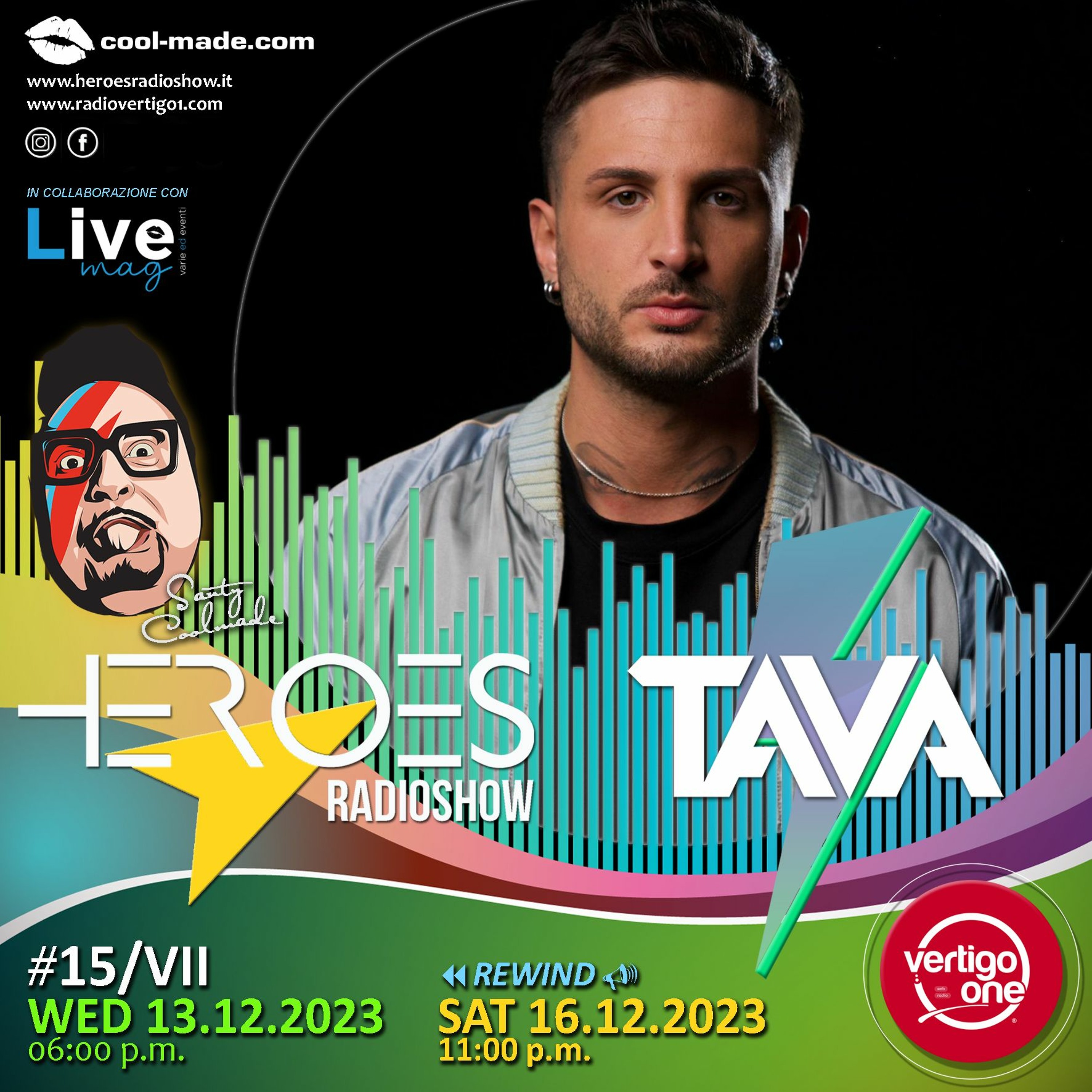 15/2023-24> HEROES RadioShow - Special Guest TAVA episode artwork
