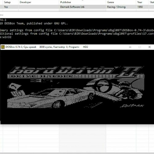 Hard Drivin' II: Drive Harder [MS DOS] Title Screen Music on IBM PC Speaker