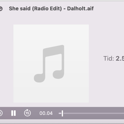 She said (Radio Edit) - Dalholt