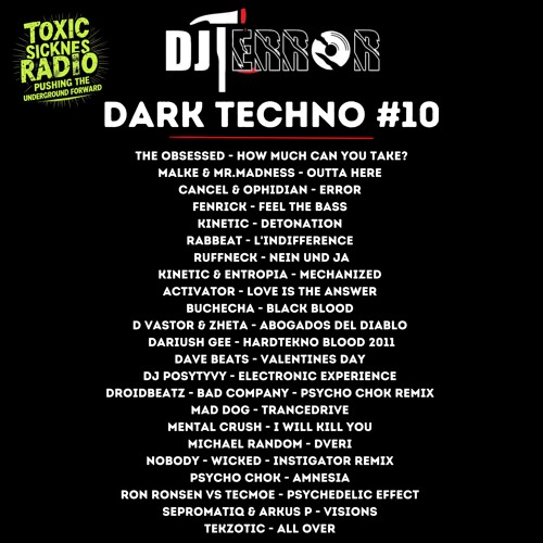 DJ TERROR / DARK TECHNO #10 / OCTOBER / 2025