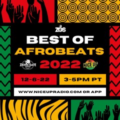 Best Of Afrobeats & Amapiano 2022 with Zions Gate Sound's DJ ELEMENT on Nice Up Radio 12-6-22