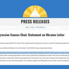 Worthless House Progressives Retract Mild Peace Advocacy Under Pressure From Warmongers