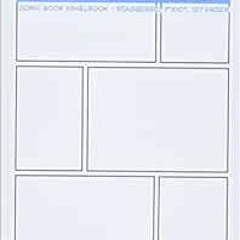 The Blank Comic Book Panel Sketchbook: Staggered, 8. 5 X11 , 128 Pages [Book]