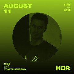 RIDE Showcase / Tom Talenberg / August 11 / 5pm-6pm
