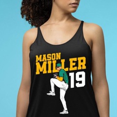 Mason Miller 19 Oakland Athletics Player Baseball Shirt