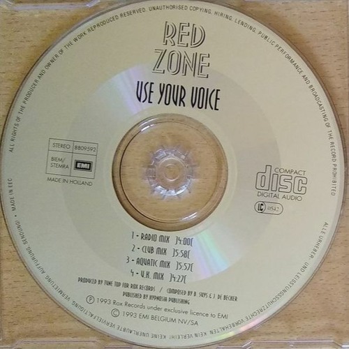 Red Zone – Use Your Voice (Aquatic Mix) (1993)