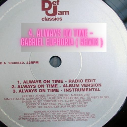 Gabriel Euphoria - Always On Time ( Remix )