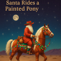 Santa Rides a Painted Pony