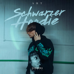 Schwarzer Hoodie