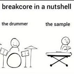 breakcore in a nutshell but it’s the whole song