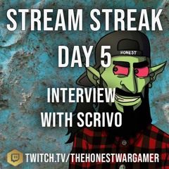 Stream Streak Day 5: Q&A With the artist Scrivo #Streamstreakday5