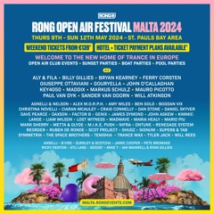 Rong Open Air Festival, Malta (Promo Mix)