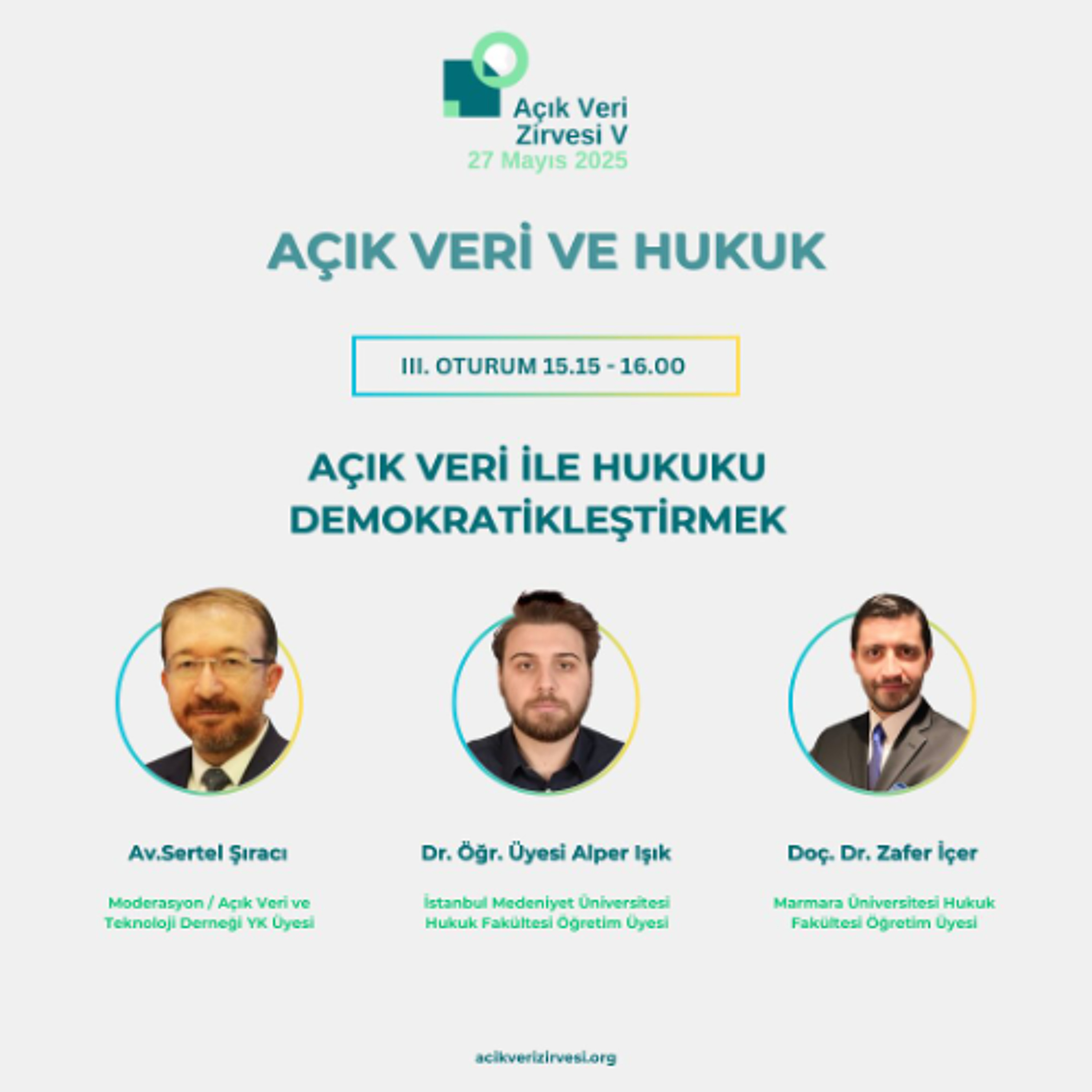 “Açık Veri ile Hukuku Demokratikleştirmek" | Açık Veri Zirvesi - III. Oturum episode artwork