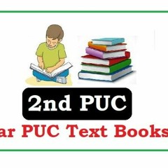 Karnataka State Pu Board Textbooks Download