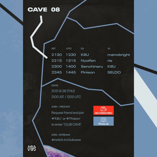 Senchineru - CAVE 08 Live @ CLUB CAVE 26.08.2021 (VRChat)