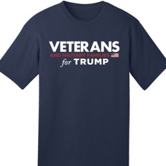 Veterans and Military Families for Trump Navy T-Shirt