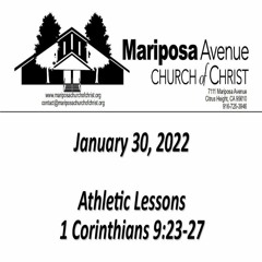2022-01-30 - Athletic Lessons (1 Cor 9:23-27) - Charles Gregory