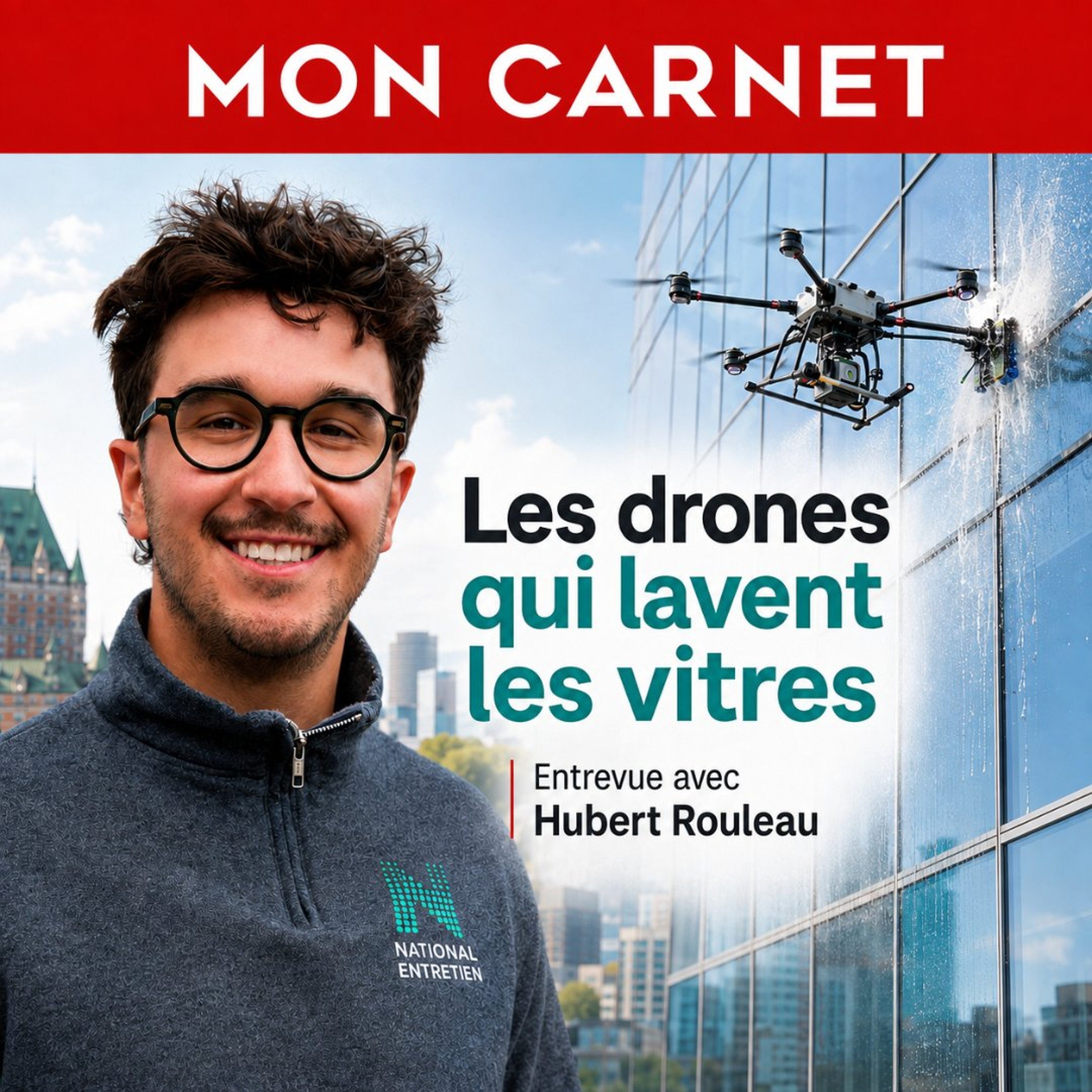 Des drones pour nettoyer les bâtiments