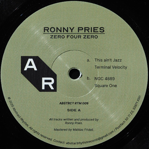 Ronny Pries - Terminal Velocity