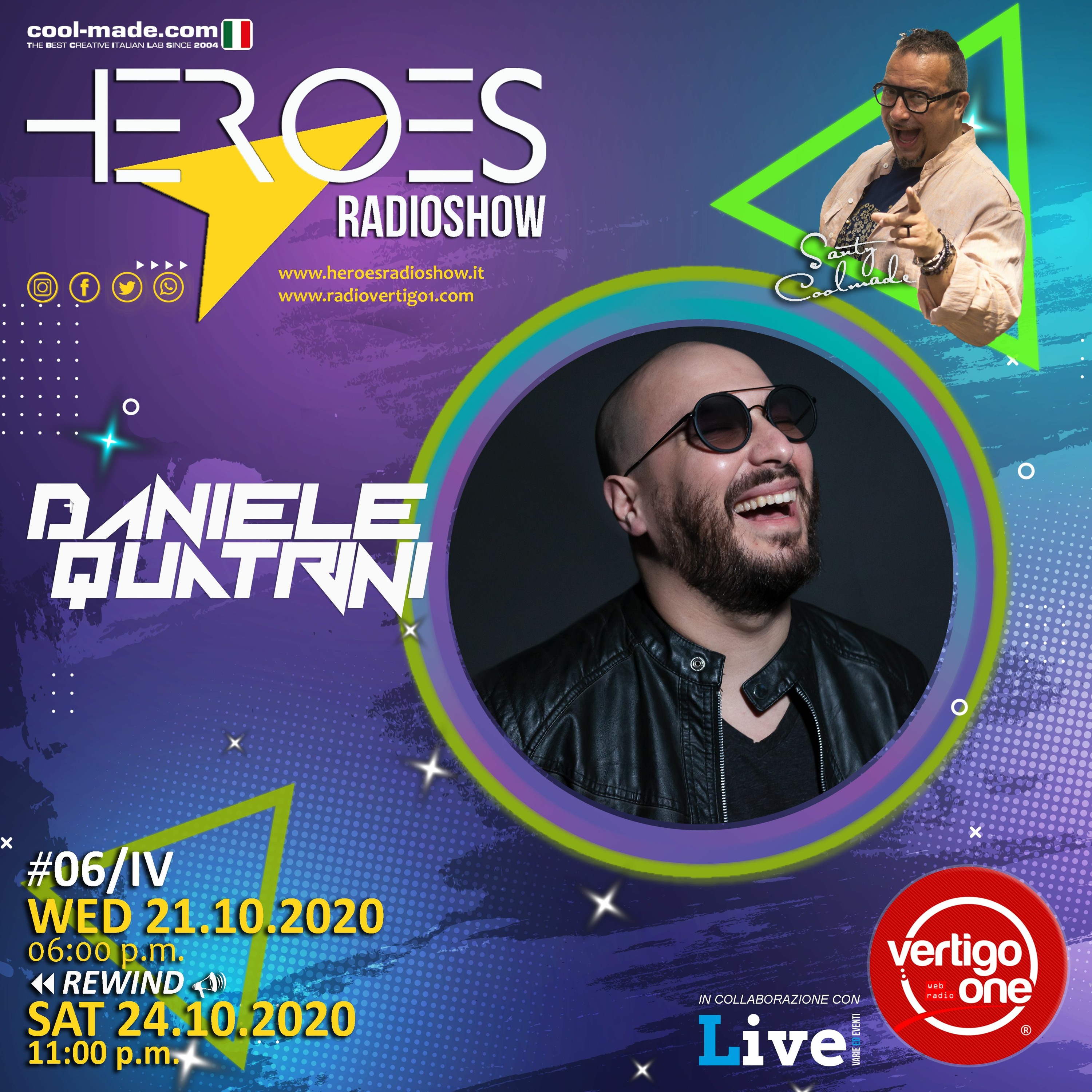 #06/2020-21> HEROES RadioShow - Special Guest DANIELE QUATRINI episode artwork