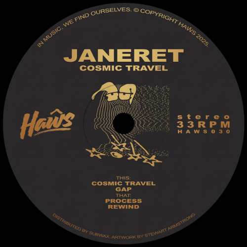 Premiere : Janeret - Cosmic Travel (HAWS030)