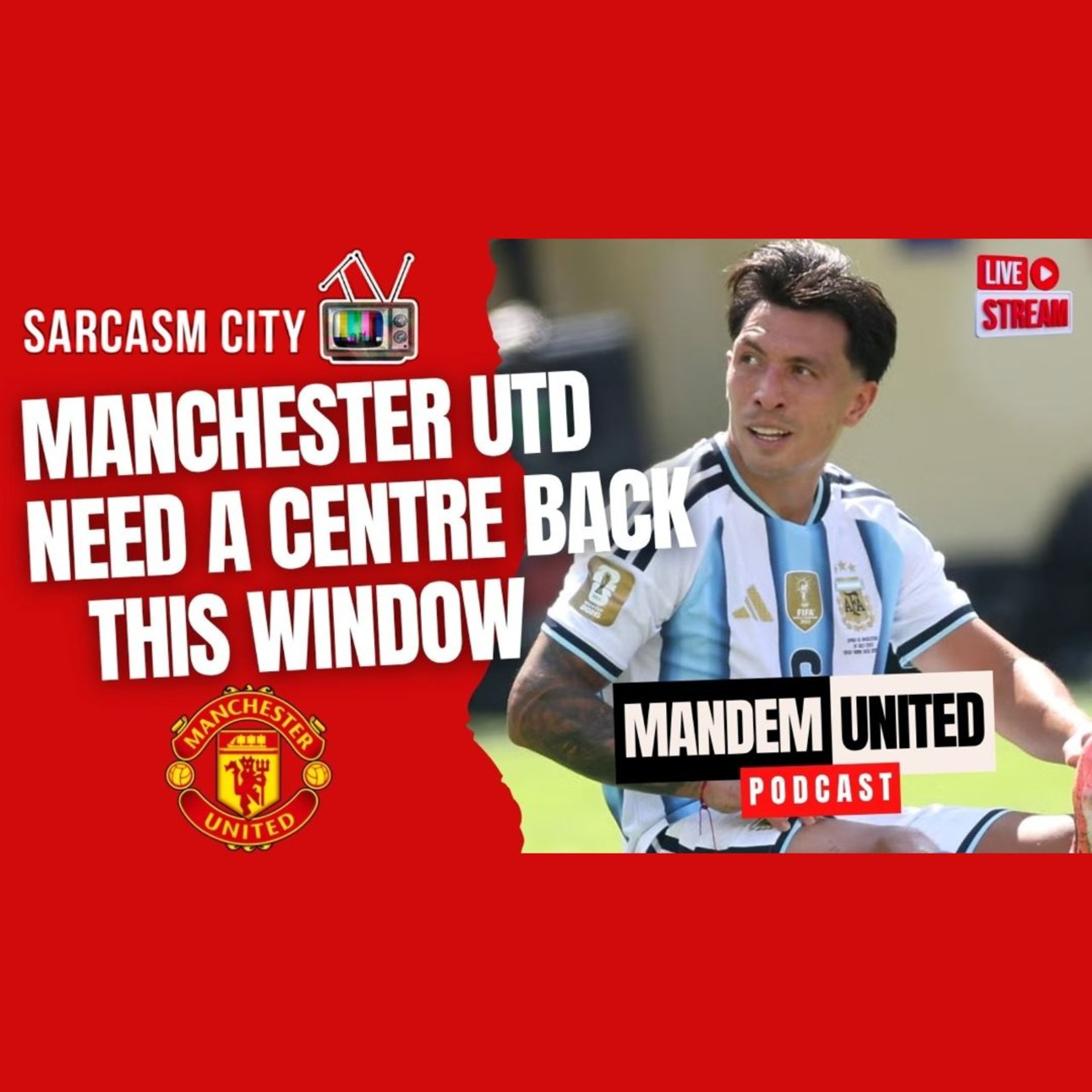MANCHESTER UNITED NEED A CENTRE BACK THIS WINDOW - ManDem United Podcast episode artwork