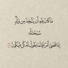 سورة مريم (١-٧٦) - الشيخ أحمد بن طالب