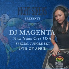DJ Magenta (USA) d'n'b & jungle mix @ Night Sirens Podcast show (09.04.2021)